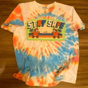 Vintage one-of-a-kind hand-sewn 6 ft apart t-shirt
